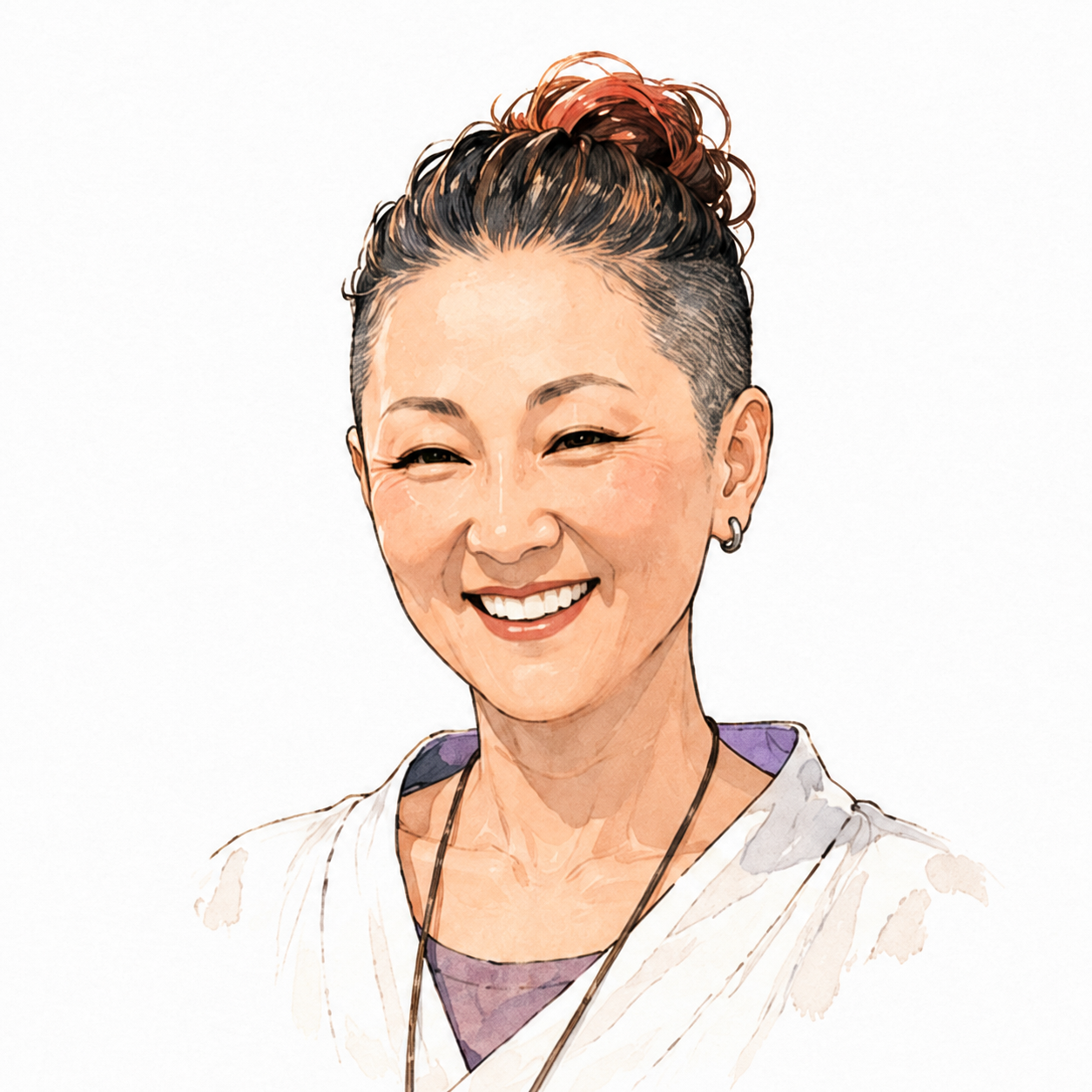 渡部忍(SPACE CHISORA)のイラストポートレート
